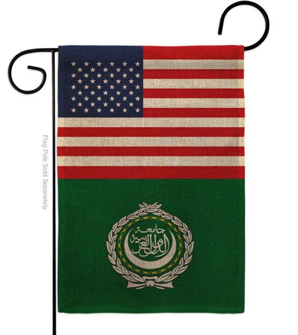 Arab League US Friendship - Nationality Flags of the World Vertical Impressions Decorative Flags HG140281 Made In USA - Image 12
