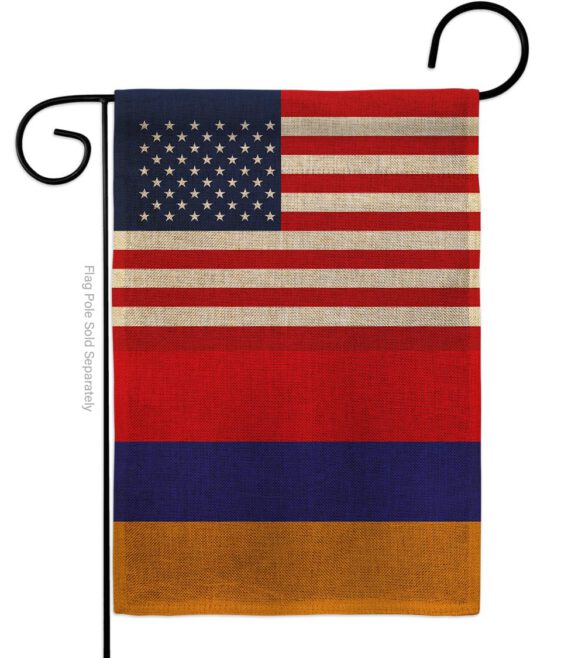 Armenia US Friendship - Nationality Flags of the World Vertical Impressions Decorative Flags HG140282 Made In USA - Image 12