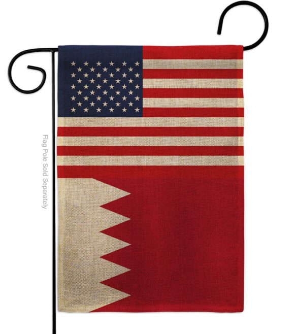 Bahrain US Friendship - Nationality Flags of the World Vertical Impressions Decorative Flags HG140290 Made In USA - Image 12