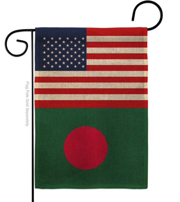 Bangladesh US Friendship - Nationality Flags of the World Vertical Impressions Decorative Flags HG140291 Made In USA - Image 12