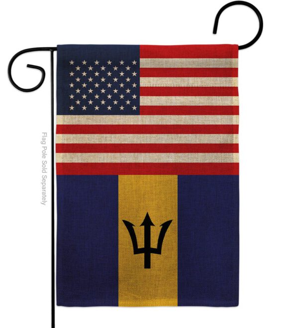 Barbados US Friendship - Nationality Flags of the World Vertical Impressions Decorative Flags HG140292 Made In USA - Image 12