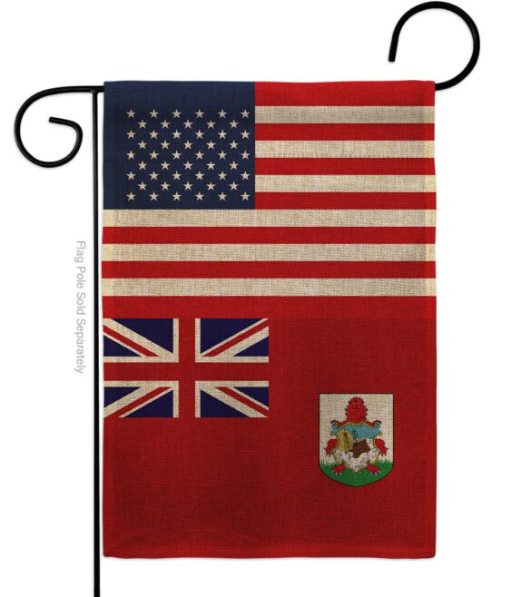 Bermuda US Friendship - Nationality Flags of the World Vertical Impressions Decorative Flags HG140299 Made In USA - Image 11