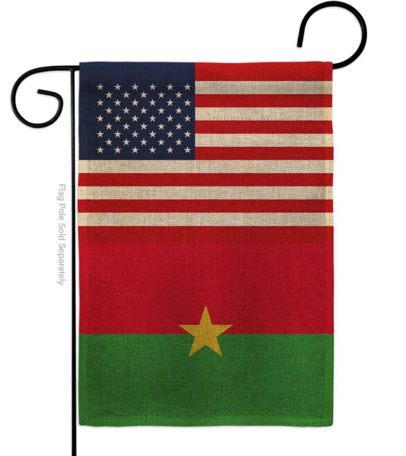 Burkina Faso US Friendship - Nationality Flags of the World Vertical Impressions Decorative Flags HG140324 Made In USA - Image 11