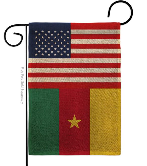 Cameroon US Friendship - Nationality Flags of the World Vertical Impressions Decorative Flags HG140328 Made In USA - Image 11