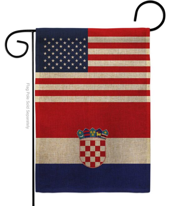Croatia US Friendship - Nationality Flags of the World Vertical Impressions Decorative Flags HG140349 Made In USA - Image 11