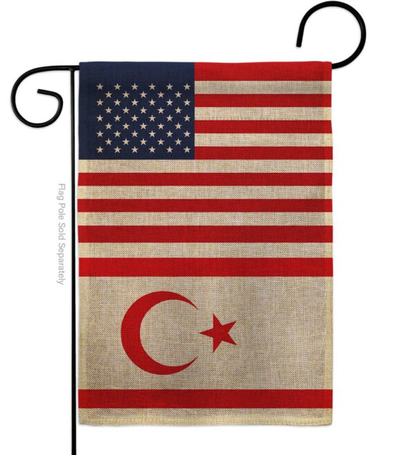 Cyprus Northern US Friendship - Nationality Flags of the World Vertical Impressions Decorative Flags HG140356 Made In USA - Image 11