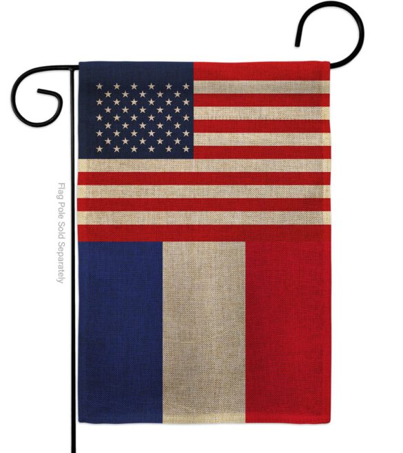 France US Friendship - Nationality Flags of the World Vertical Impressions Decorative Flags HG140379 Made In USA - Image 11