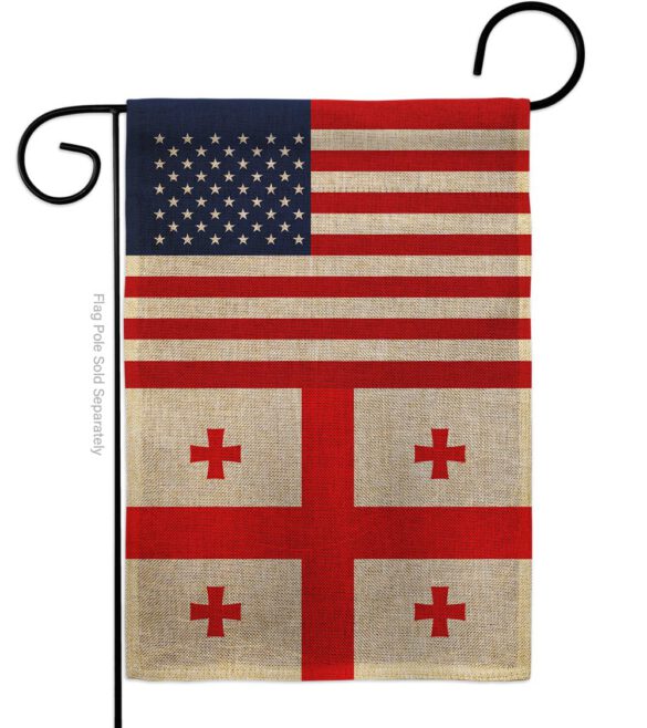 Georgia Republic US Friendship - Nationality Flags of the World Vertical Impressions Decorative Flags HG140382 Made In USA - Image 11