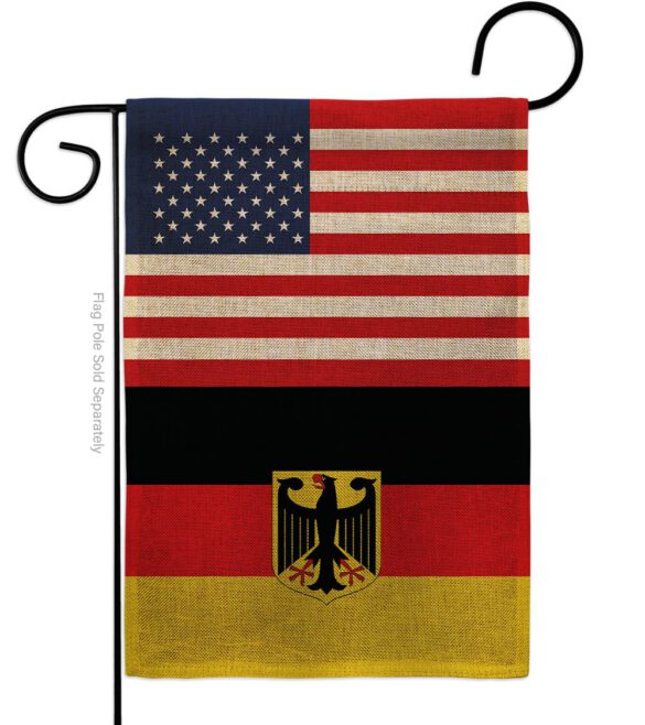 Germany w/Eagle US Friendship - Nationality Flags of the World Vertical Impressions Decorative Flags HG140383 Made In USA - Image 11