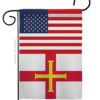 Guernsey US Friendship - Nationality Flags of the World Vertical Impressions Decorative Flags HG140392 Made In USA
