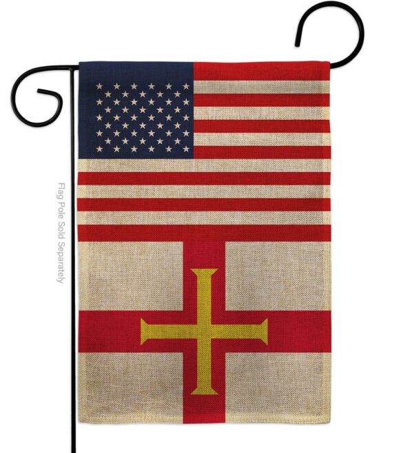 Guernsey US Friendship - Nationality Flags of the World Vertical Impressions Decorative Flags HG140392 Made In USA - Image 11
