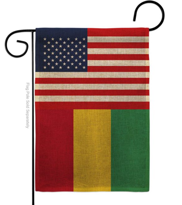 Guinea US Friendship - Nationality Flags of the World Vertical Impressions Decorative Flags HG140393 Made In USA - Image 11