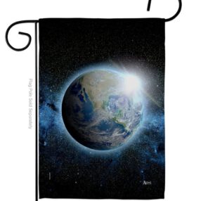 Earth - Nationality Flags of the World Vertical Impressions Decorative Flags HG140885 Made In USA