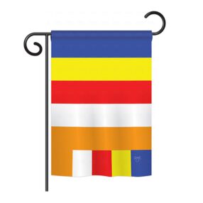Buddhist - Nationality Flags of the World Vertical Impressions Decorative Flags HG108225 Printed In USA