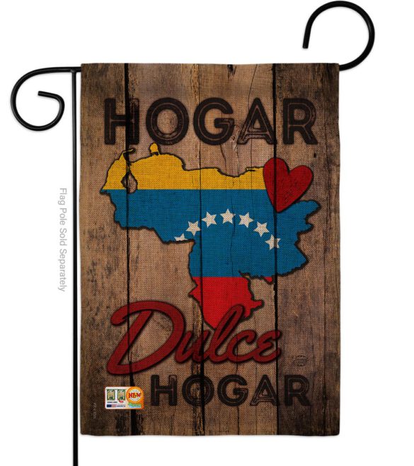 Country Venezuela Hogar Dulce Hogar - Nationality Flags of the World Vertical Impressions Decorative Flags HG191168 Made In USA - Image 8