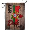 Country Porugal Lar Doce Lar - Nationality Flags of the World Vertical Impressions Decorative Flags HG192028 Made In USA