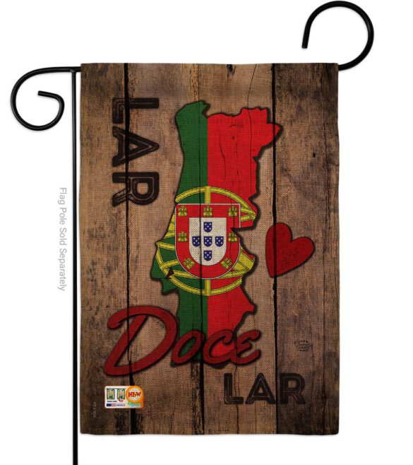 Country Porugal Lar Doce Lar - Nationality Flags of the World Vertical Impressions Decorative Flags HG192028 Made In USA - Image 8