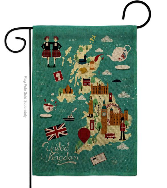 British Fun - Nationality Flags of the World Vertical Impressions Decorative Flags HG192527 Made In USA - Image 11