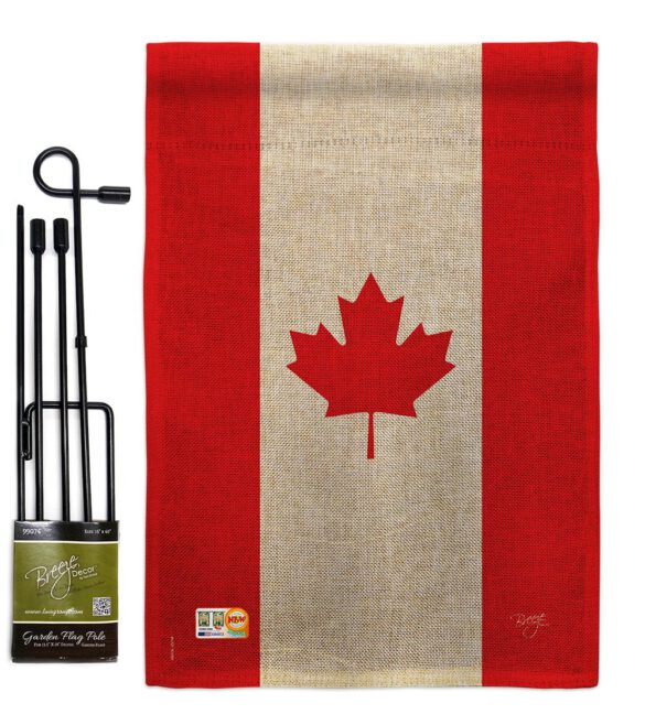 Canada - Nationality Flags of the World Vertical Impressions Decorative Flags HG108008 Made In USA - Image 9