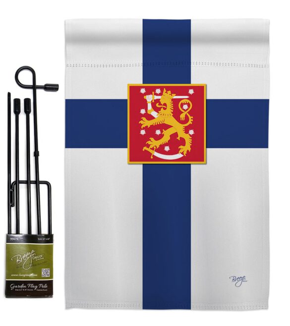 Finland - Nationality Flags of the World Vertical Impressions Decorative Flags HG108103 Made In USA - Image 4