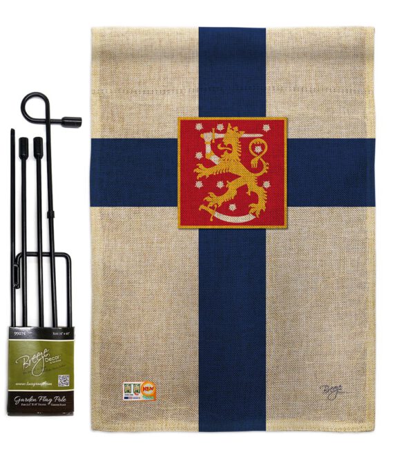 Finland - Nationality Flags of the World Vertical Impressions Decorative Flags HG108103 Made In USA - Image 9