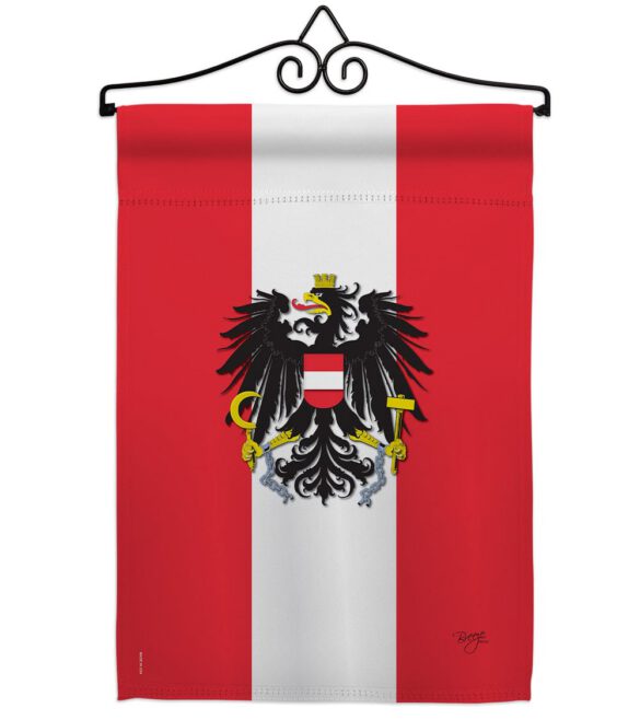 Austria - Nationality Flags of the World Vertical Impressions Decorative Flags HG108119 Made In USA - Image 8