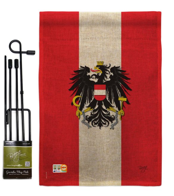 Austria - Nationality Flags of the World Vertical Impressions Decorative Flags HG108119 Made In USA - Image 10