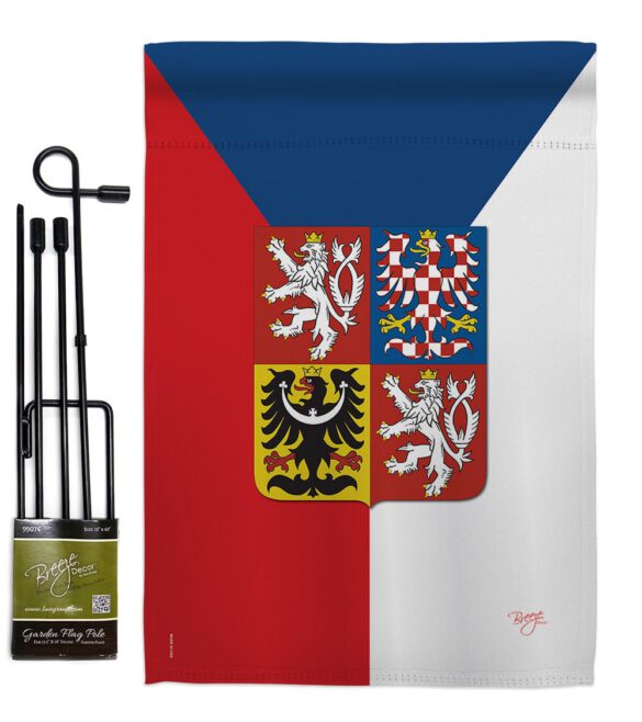 Czech - Nationality Flags of the World Vertical Impressions Decorative Flags HG108120 Made In USA - Image 4