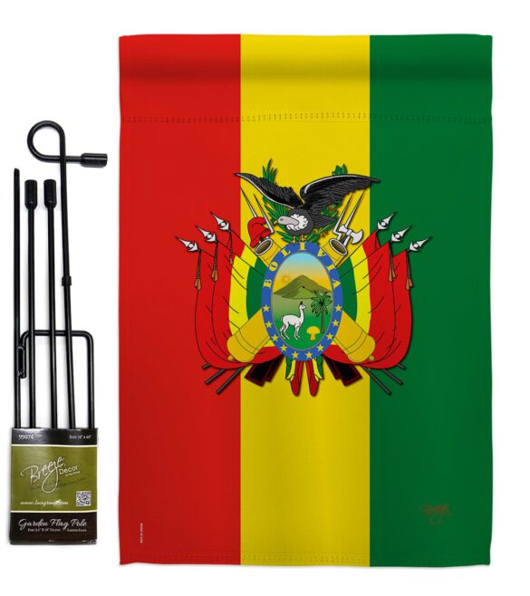 Bolivia - Nationality Flags of the World Vertical Impressions Decorative Flags HG108155 Made In USA - Image 4