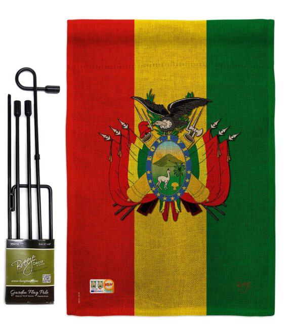 Bolivia - Nationality Flags of the World Vertical Impressions Decorative Flags HG108155 Made In USA - Image 9