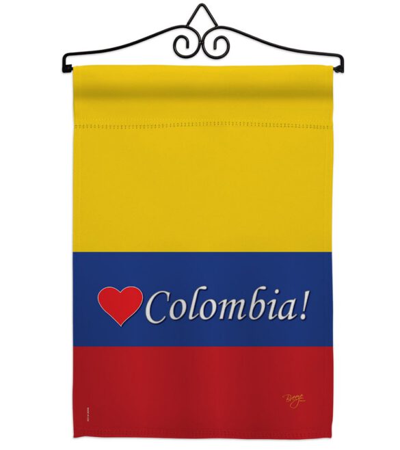 Colombia - Nationality Flags of the World Vertical Impressions Decorative Flags HG108161 Made In USA - Image 7