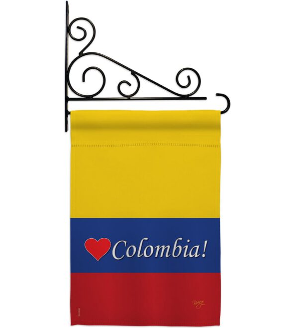 Colombia - Nationality Flags of the World Vertical Impressions Decorative Flags HG108161 Made In USA - Image 11