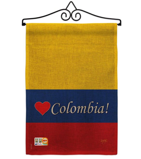 Colombia - Nationality Flags of the World Vertical Impressions Decorative Flags HG108161 Made In USA - Image 10