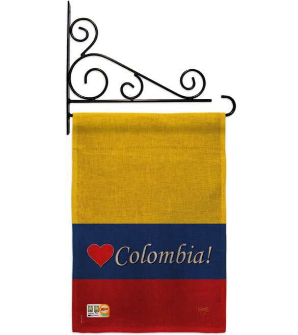 Colombia - Nationality Flags of the World Vertical Impressions Decorative Flags HG108161 Made In USA - Image 12