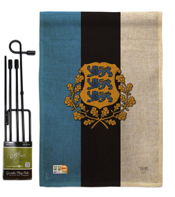 Estonia - Nationality Flags of the World Vertical Impressions Decorative Flags HG108171 Made In USA - Image 9