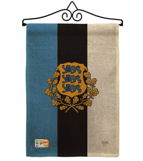 Estonia - Nationality Flags of the World Vertical Impressions Decorative Flags HG108171 Made In USA - Image 10