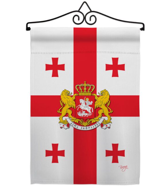 Georgia Republic - Nationality Flags of the World Vertical Impressions Decorative Flags HG108212 Made In USA - Image 7
