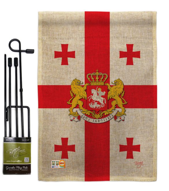 Georgia Republic - Nationality Flags of the World Vertical Impressions Decorative Flags HG108212 Made In USA - Image 9