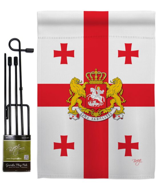 Georgia Republic - Nationality Flags of the World Vertical Impressions Decorative Flags HG108212 Made In USA - Image 4