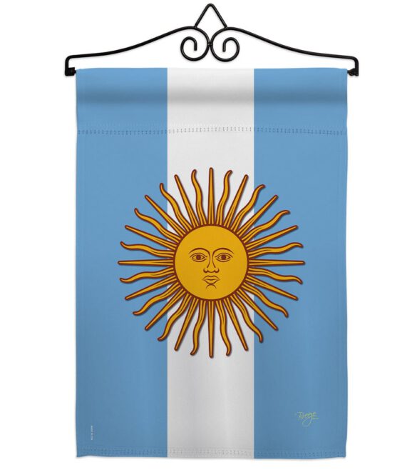 Argentina - Nationality Flags of the World Vertical Impressions Decorative Flags HG108214 Made In USA - Image 8