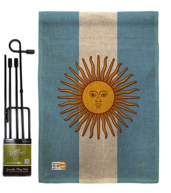 Argentina - Nationality Flags of the World Vertical Impressions Decorative Flags HG108214 Made In USA - Image 10