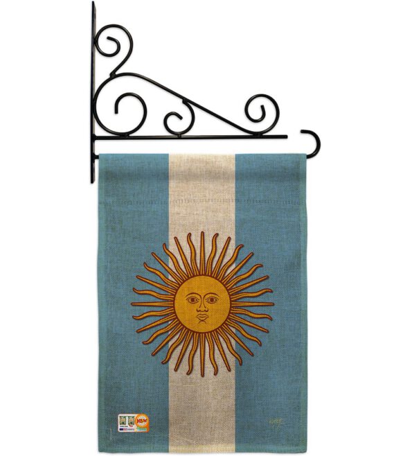 Argentina - Nationality Flags of the World Vertical Impressions Decorative Flags HG108214 Made In USA - Image 13