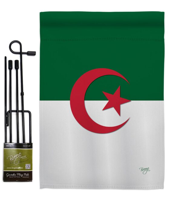 Algeria - Nationality Flags of the World Vertical Impressions Decorative Flags HG108216 Made In USA - Image 5