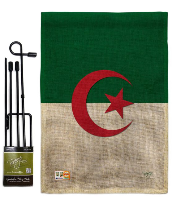 Algeria - Nationality Flags of the World Vertical Impressions Decorative Flags HG108216 Made In USA - Image 10