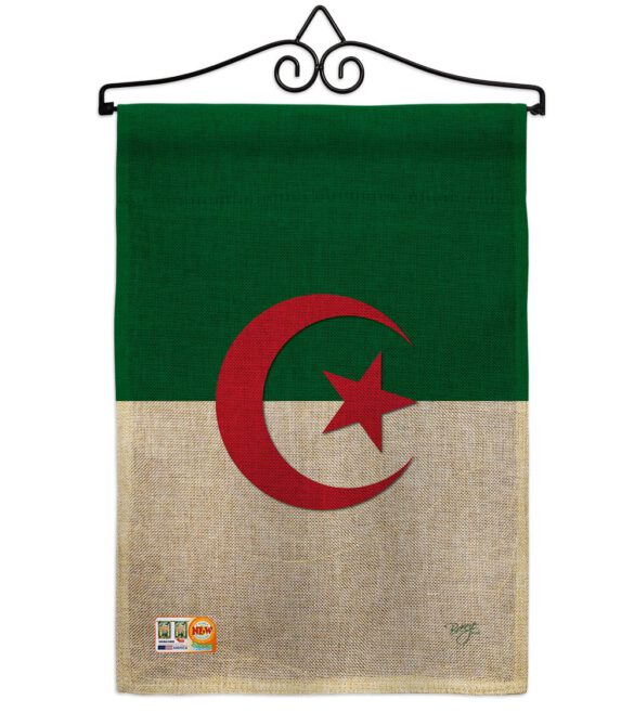 Algeria - Nationality Flags of the World Vertical Impressions Decorative Flags HG108216 Made In USA - Image 11