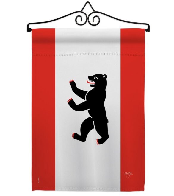 Berlin - Nationality Flags of the World Vertical Impressions Decorative Flags HG108232 Made In USA - Image 7