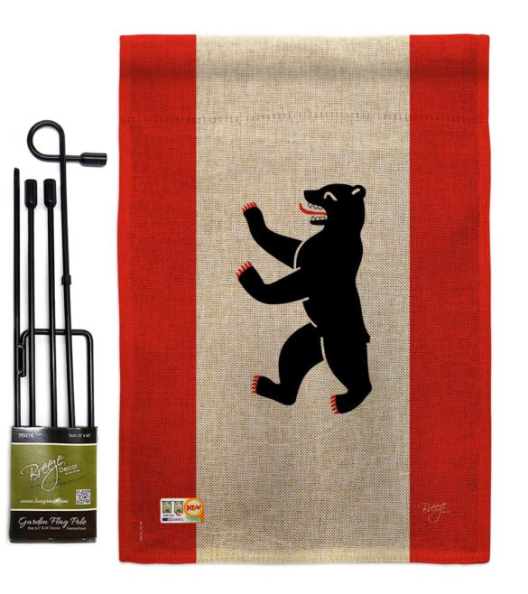 Berlin - Nationality Flags of the World Vertical Impressions Decorative Flags HG108232 Made In USA - Image 9
