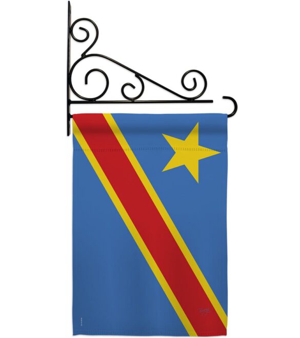 DR Congo - Nationality Flags of the World Vertical Impressions Decorative Flags HG108291 Made In USA - Image 11
