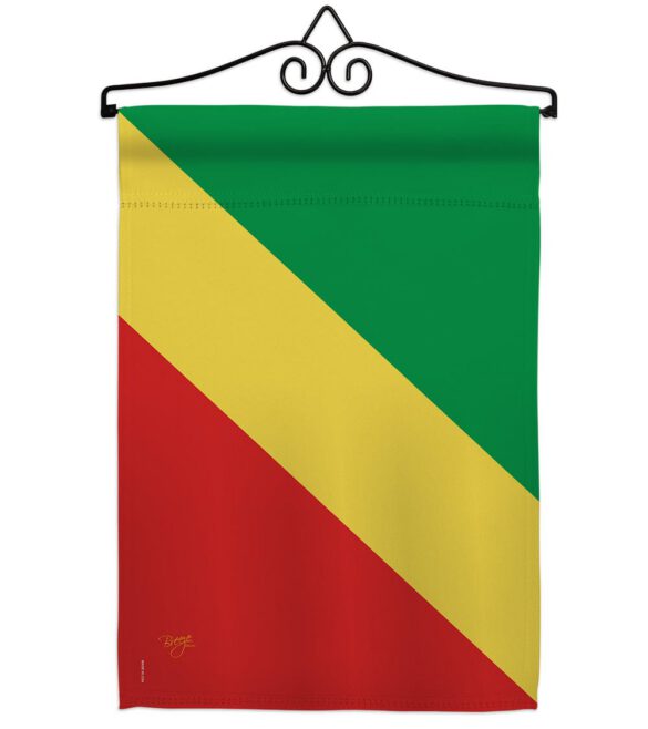 Congo - Nationality Flags of the World Vertical Impressions Decorative Flags HG108293 Made In USA - Image 7