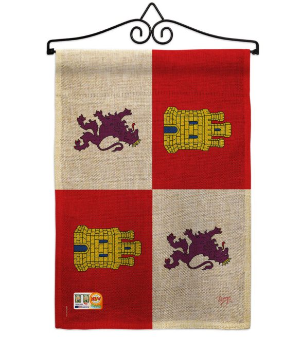 Castile and León - Nationality Flags of the World Vertical Impressions Decorative Flags HG108323 Made In USA - Image 10